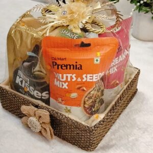 ✨ premium dry fruits & chocolate gift hamper | healthy & delightful basket
